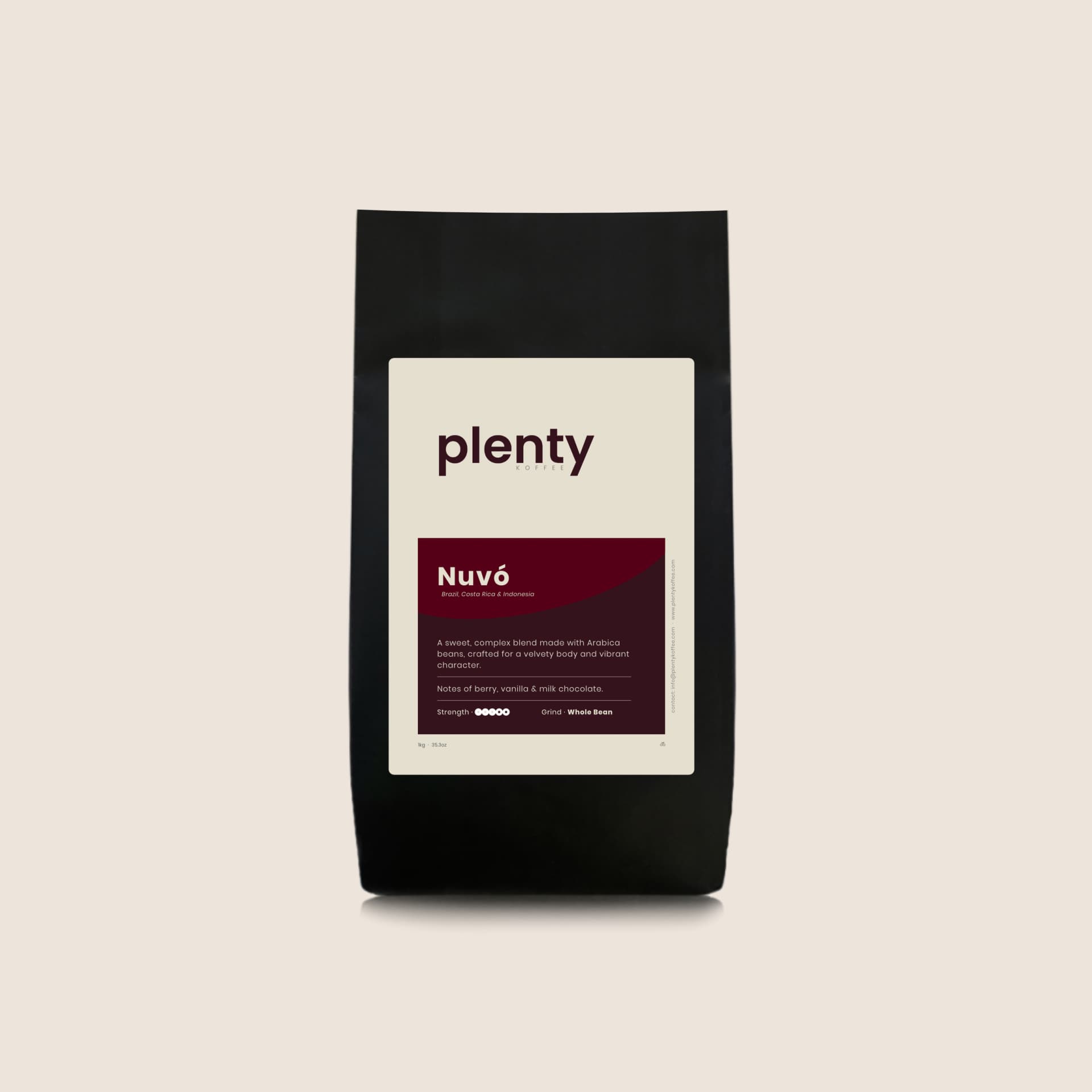 Nuvó coffee bag