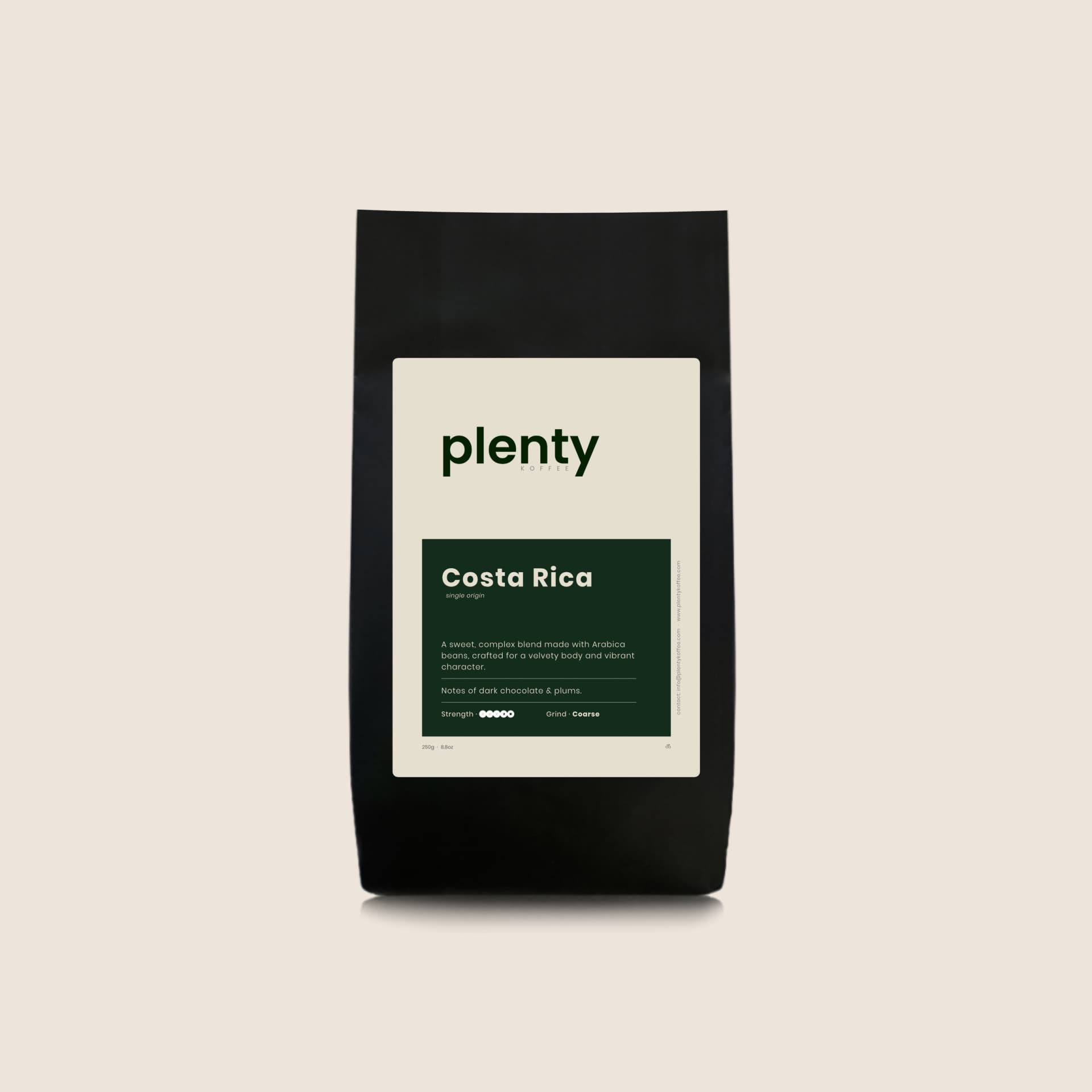 Costa Rica coffee bag